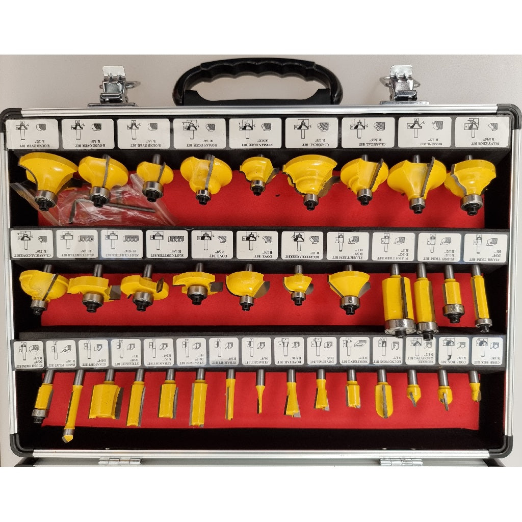 ACC LK3514   35 Piece Router Bit Set 1"L 1/4" DIA