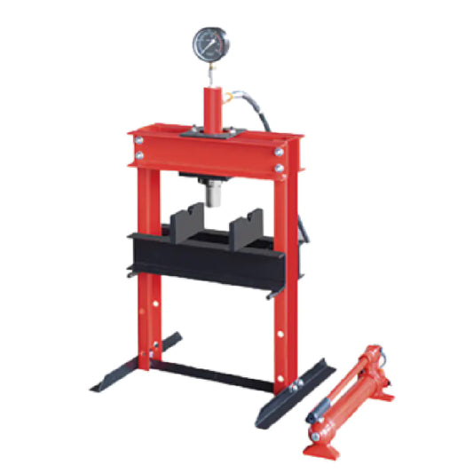 WS-MR8082  10 Ton Hydraulic Shop press with Gauge