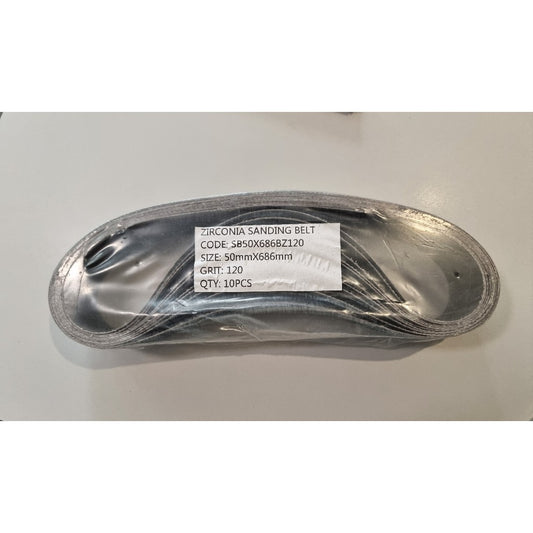 SB 686x50 Z120 SANDING BELTS  120grit