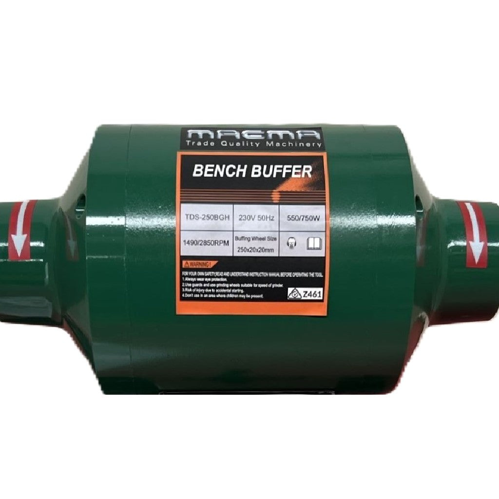 TDS-250BGH 10" Buffer Long Shaft 2 Speed 1Hp