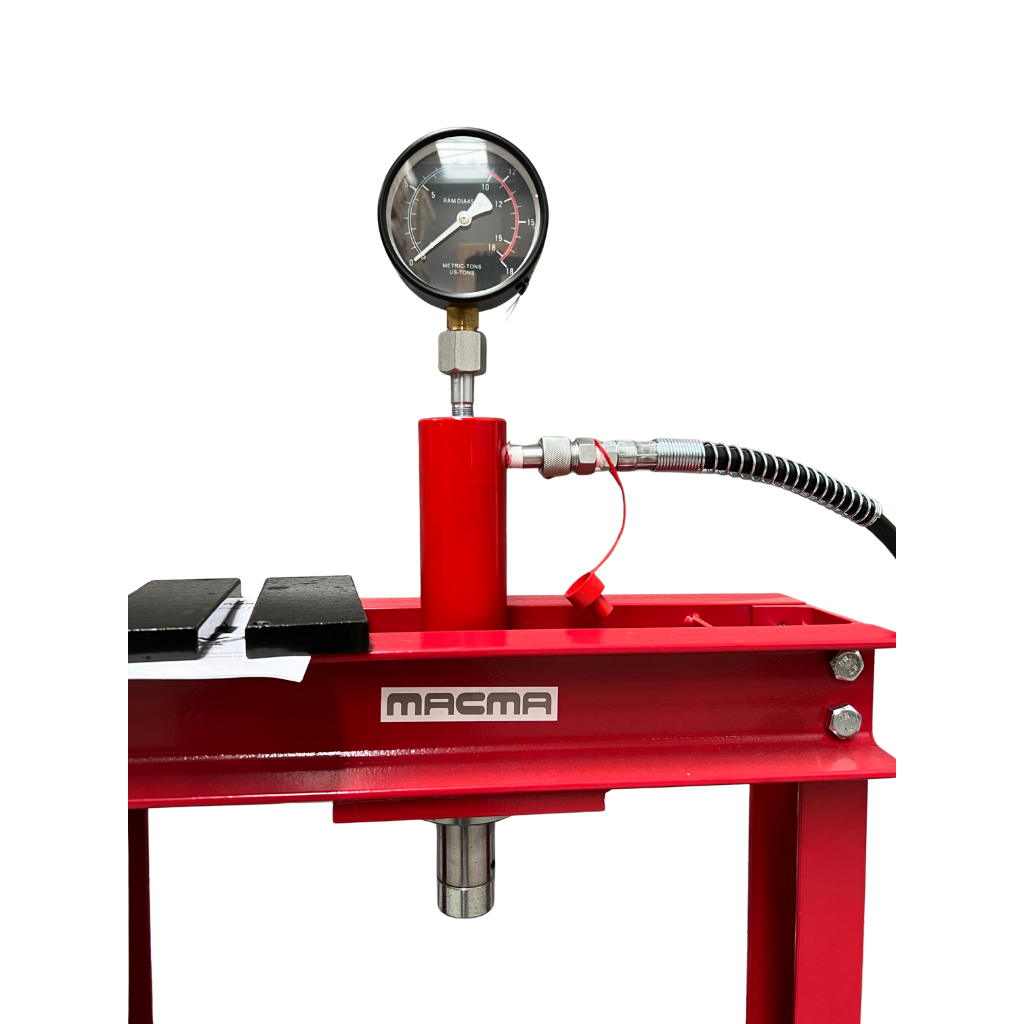 WS-MR8082  10 Ton Hydraulic Shop press with Gauge