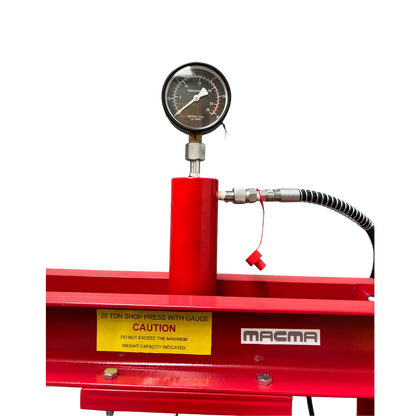 WS-MR8084  20 Ton Hydraulic Shop press with Gauge