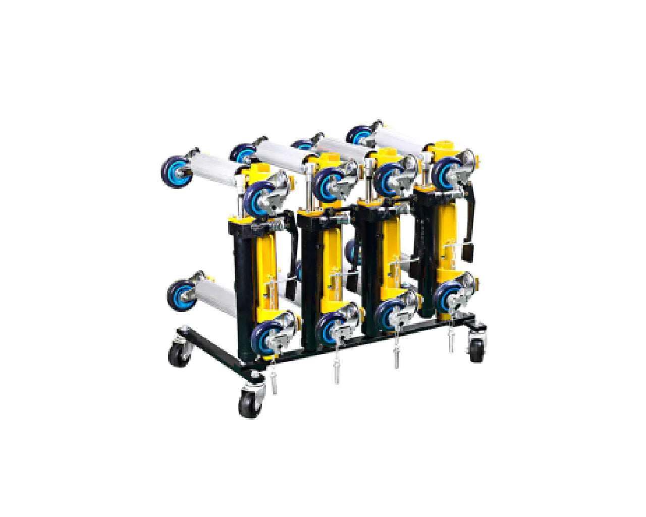 WS09112R VEHICLE POSITION JACKS / WHEEL DOLLIES (set of 4)